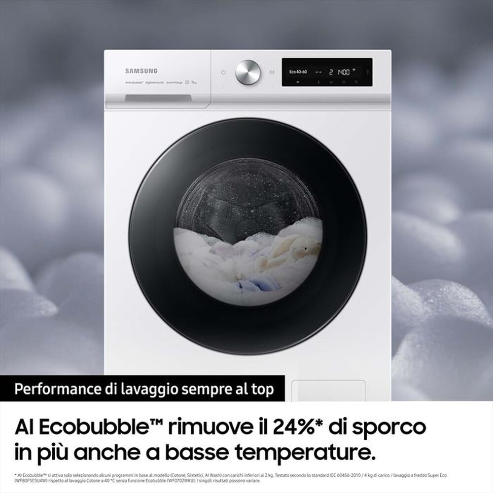 "SAMSUNG - Lavatrice WW11BB744DGB/S3 Classe A 11 Kg-black oblò black BODY"