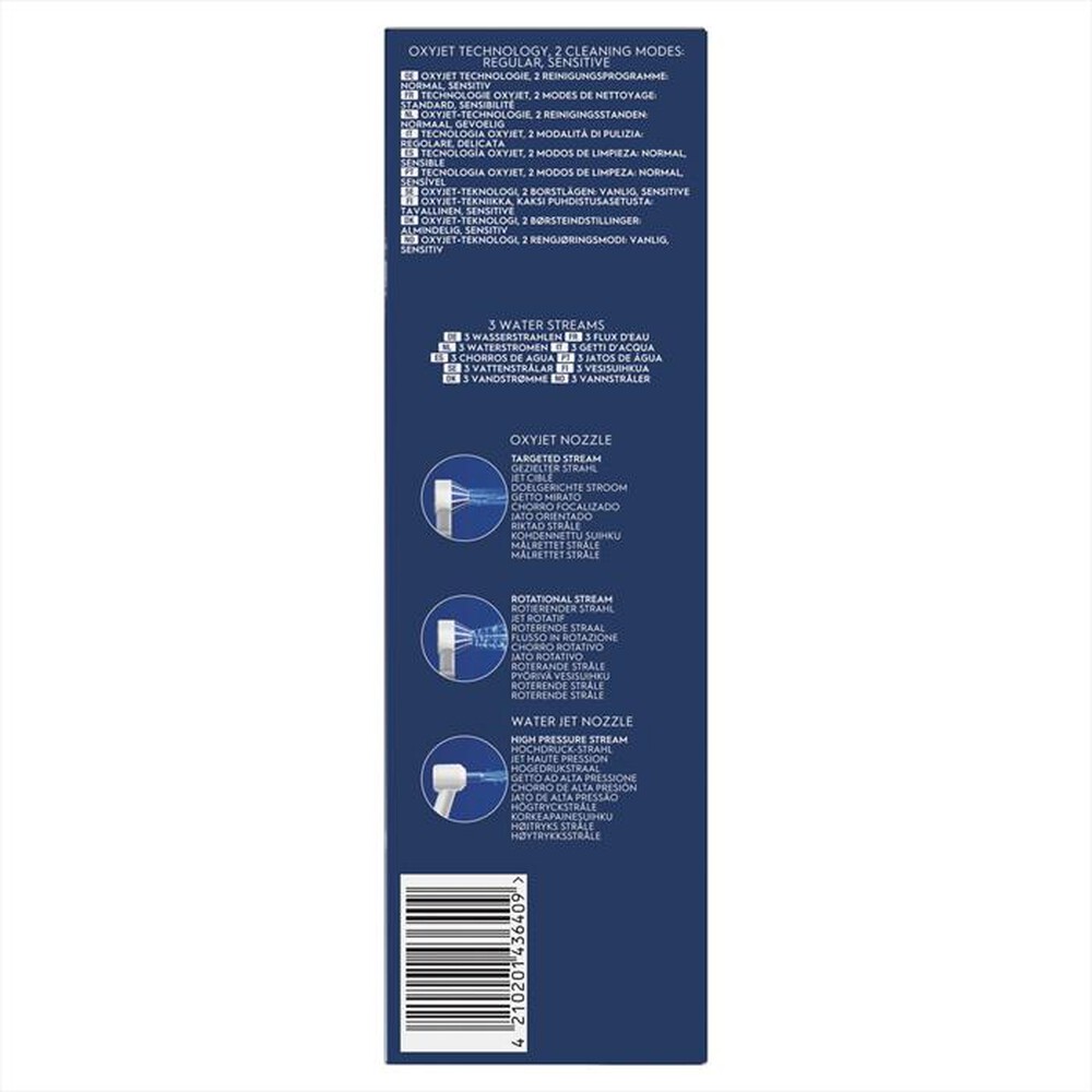 "ORAL-B - Idropulsore Portatile Aquacare 4-BIANCO/BLU"
