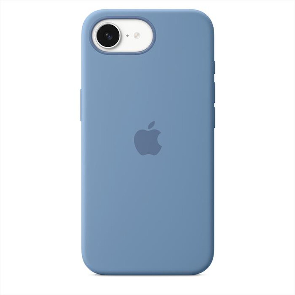 APPLE - Custodia in silicone per iPhone 16e-Blu inverno