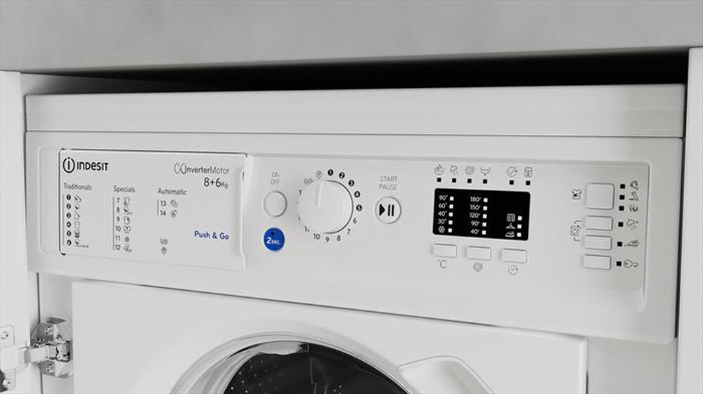 Immagine del prodotto INDESIT - Lavasciuga incasso BI WDIL 861485 EU 8/6Kg-Bianco