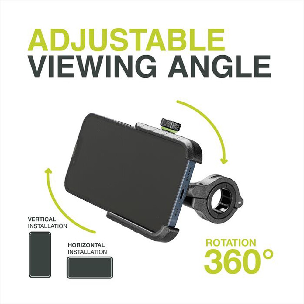 Immagine del prodotto CELLULARLINE - Supporto Smartpone da manubrio NEWMHOLDERALUMINK