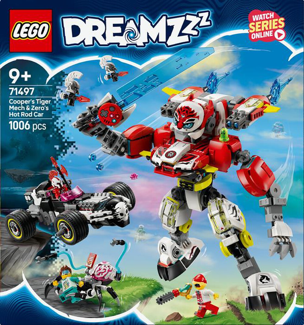 Immagine del prodotto LEGO - DREAMZzz Mech tigre Cooper e Bolide di Zero 71497
