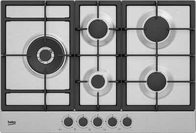 BEKO - Piano cottura a gas HIAL75225SXE 75 cm-Inox