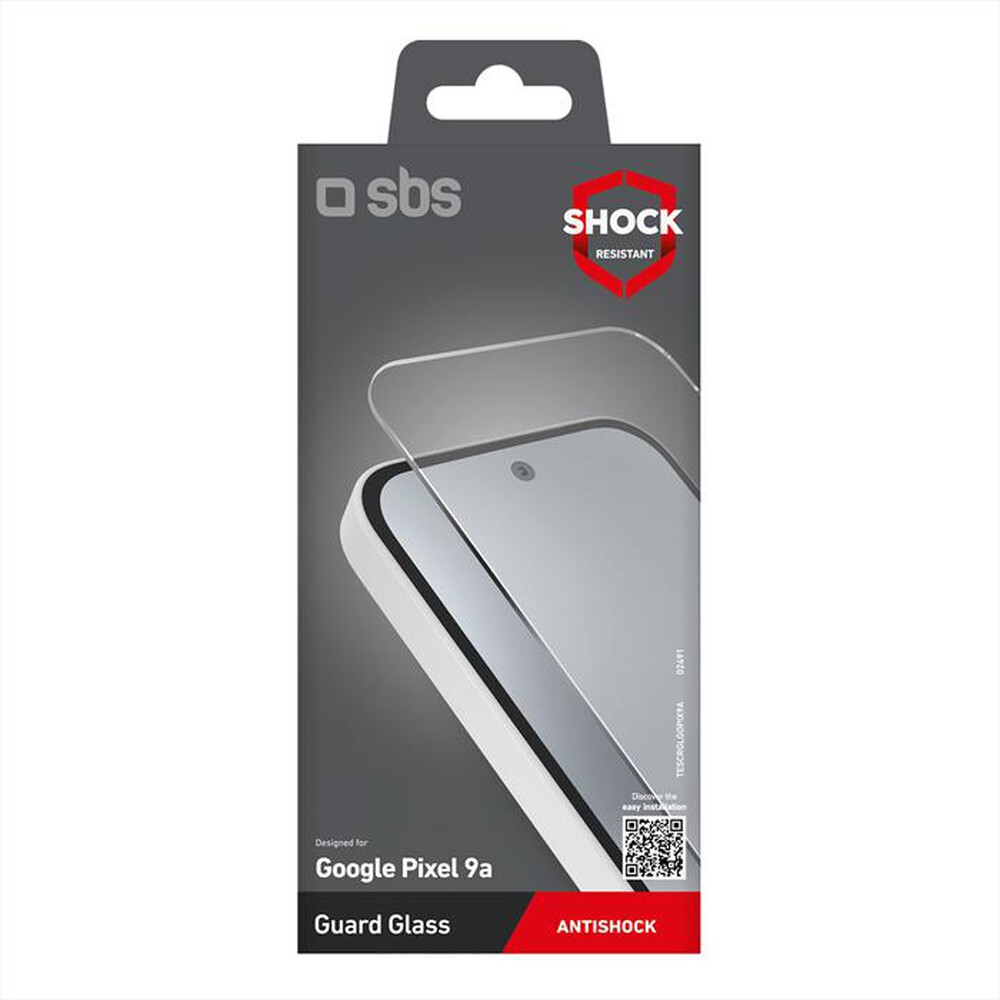 Immagine del prodotto SBS - Vetro protettivo per  Google Pixel 9a-Trasparente