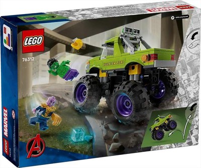 LEGO - MARVEL Truck di Hulk contro Thanos - 76312-Multicolore