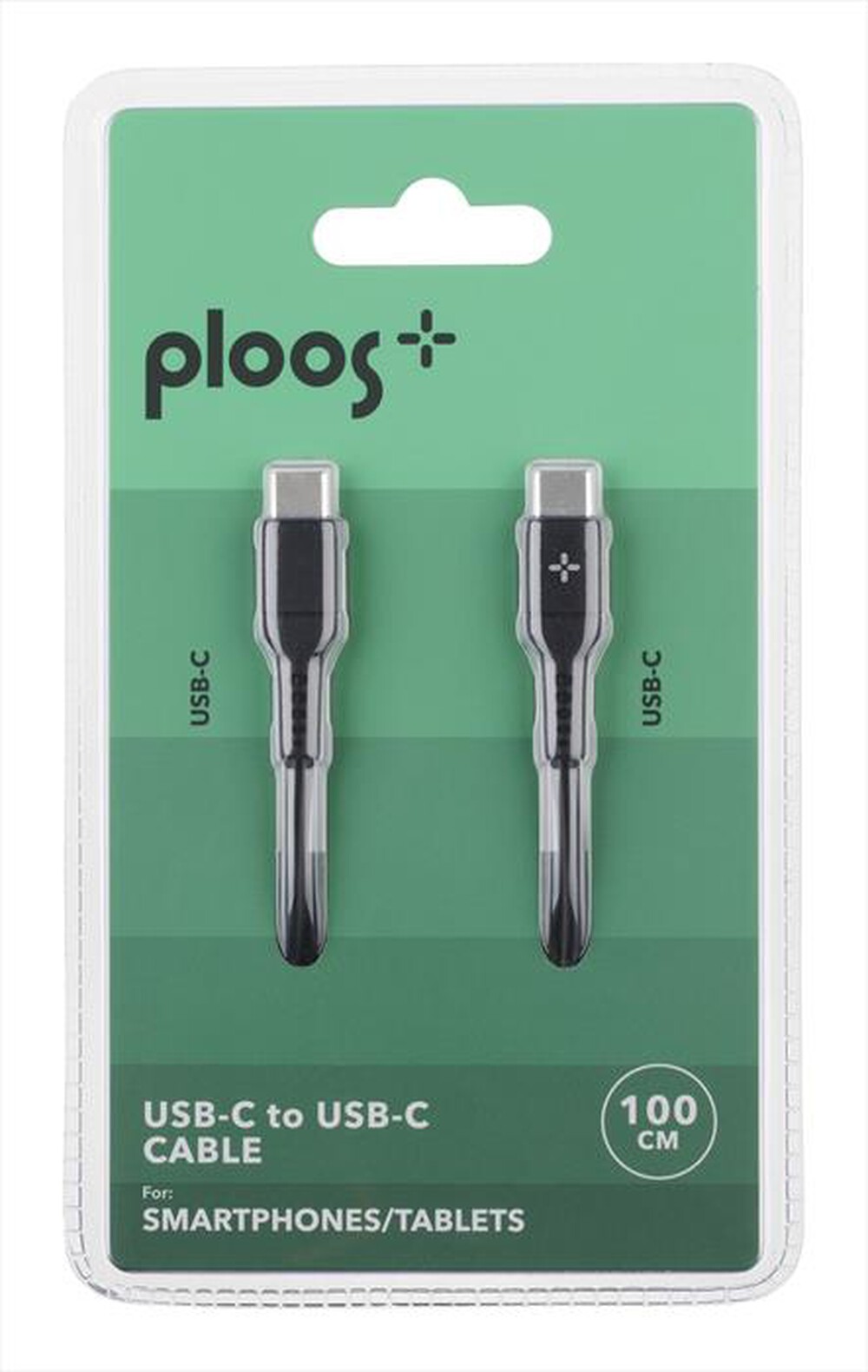 Immagine del prodotto PLOOS - Cavo 100CM - USB-C TO USB-C-Nero
