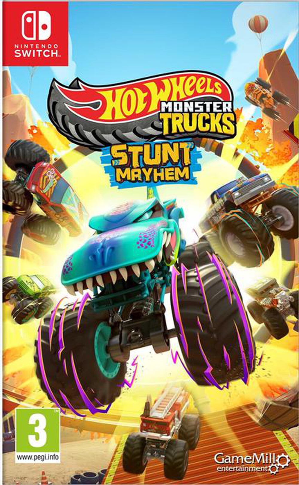 "CIDIVERTE - HOT WHEELS MONSTER TRUCKS SWITCH--"