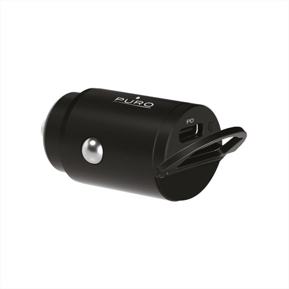Immagine del prodotto PURO - Mini carica batterie da auto 1 USB-C 20W-Nero