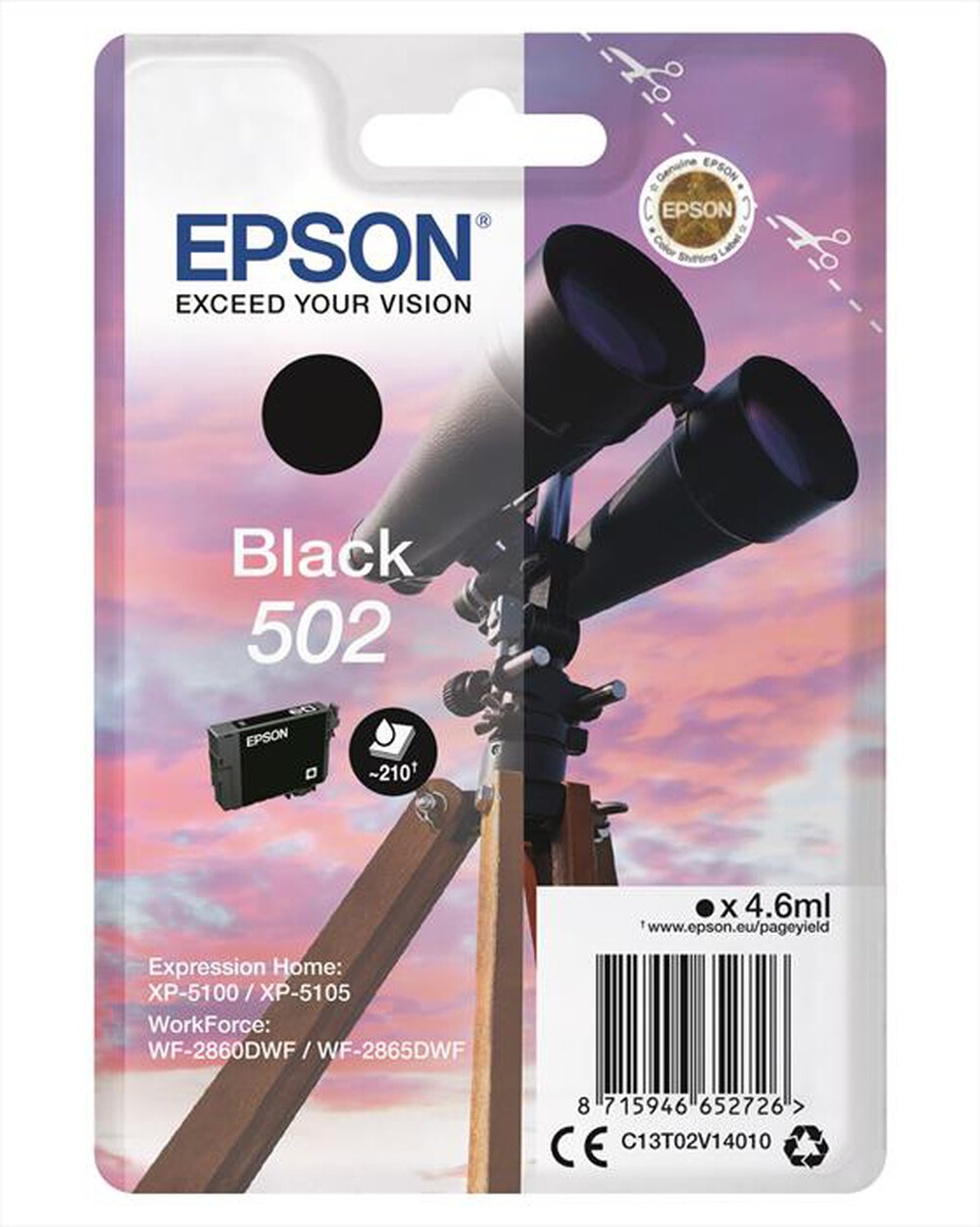 Immagine del prodotto EPSON - C13T02V14020-Nero