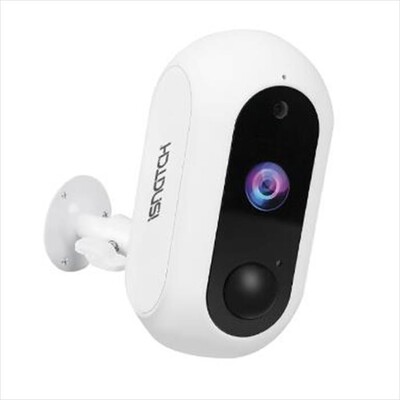 ISNATCH - HEYCAM FREE-S - TELECAMERA WI-FI A BATTERIE FULL-H-Bianco