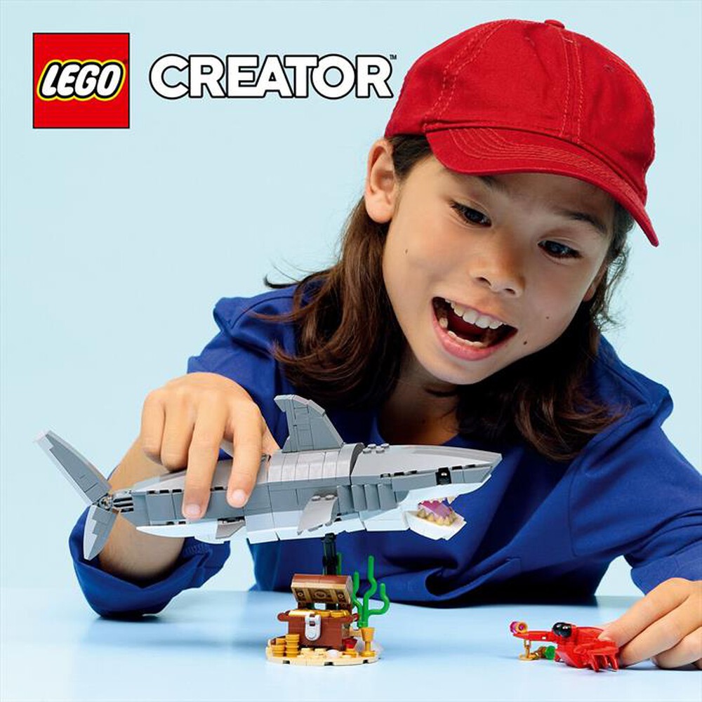 Immagine del prodotto LEGO - CREATOR 3IN1 Squalo con scrigno del tesoro - 31381