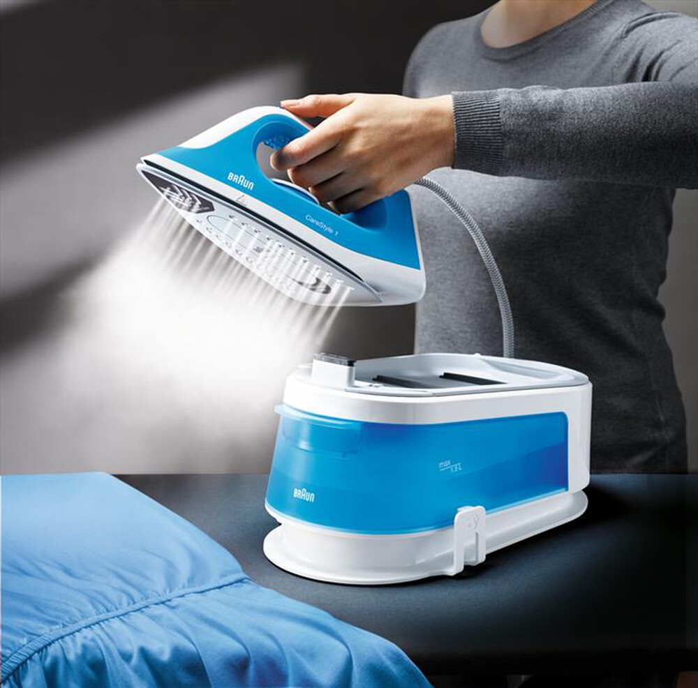 "BRAUN - IS1012BL-Bianco/Blu"