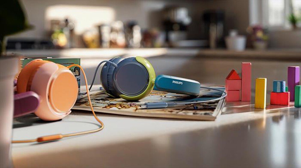 Immagine del prodotto PHILIPS - Cuffie on-ear cablate per bambini TAK2000CT/00-Ottanio cristallizzato