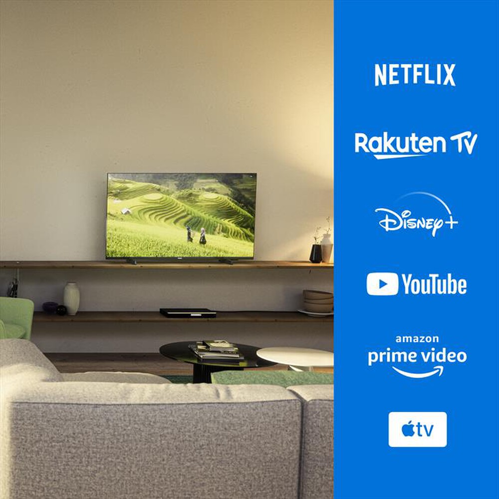 "PHILIPS - Smart TV ANDROID UHD 4K 55\" 55PUS7406/12-Black"