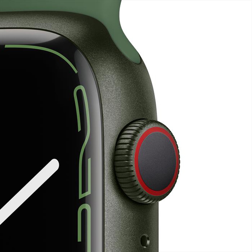 "APPLE - Watch Series 7 GPS+Cellular 45mm Alluminio-Cinturino Sport Verde"
