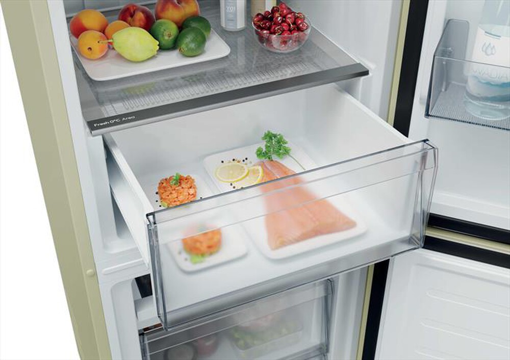 Immagine del prodotto CANDY - Frigorifero combinato CNCQ2T518EC Classe E 279 lt-Crema