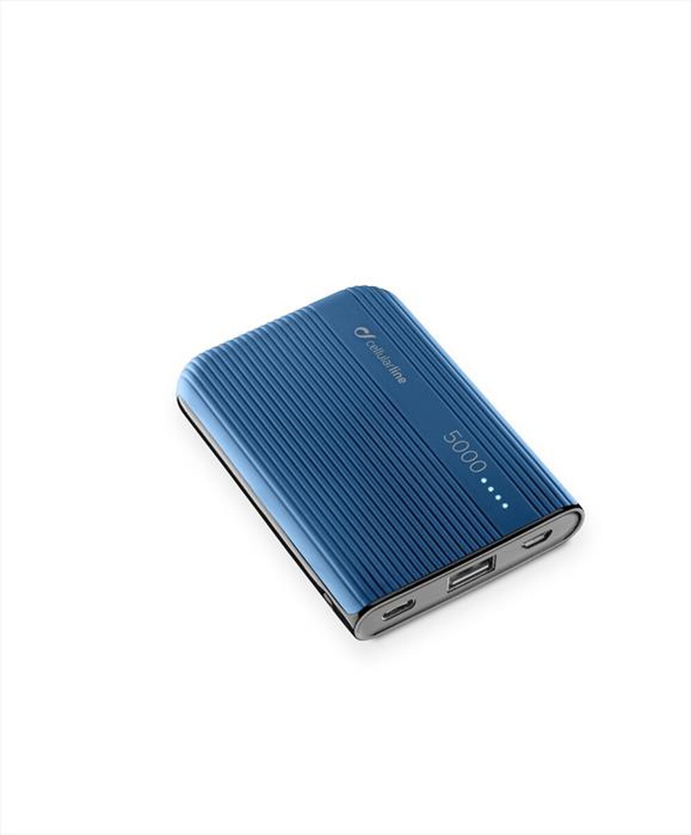 Immagine del prodotto CELLULARLINE - FREEPPT5USBCB Power Bank-PowerTank 5000-Universale-Blu