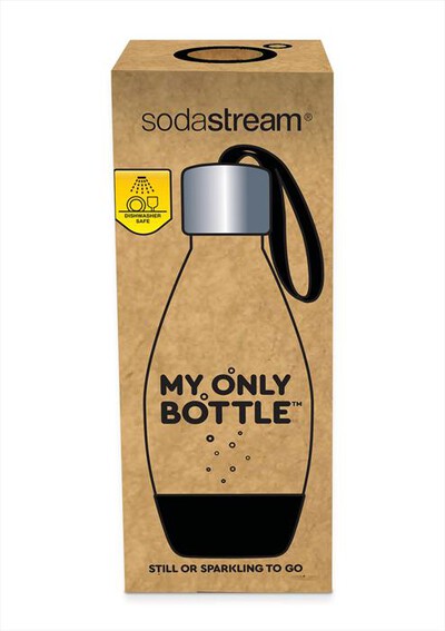 SODASTREAM - MY ONLY BOTTLE BLACK 0,5 L-trasparente/nero