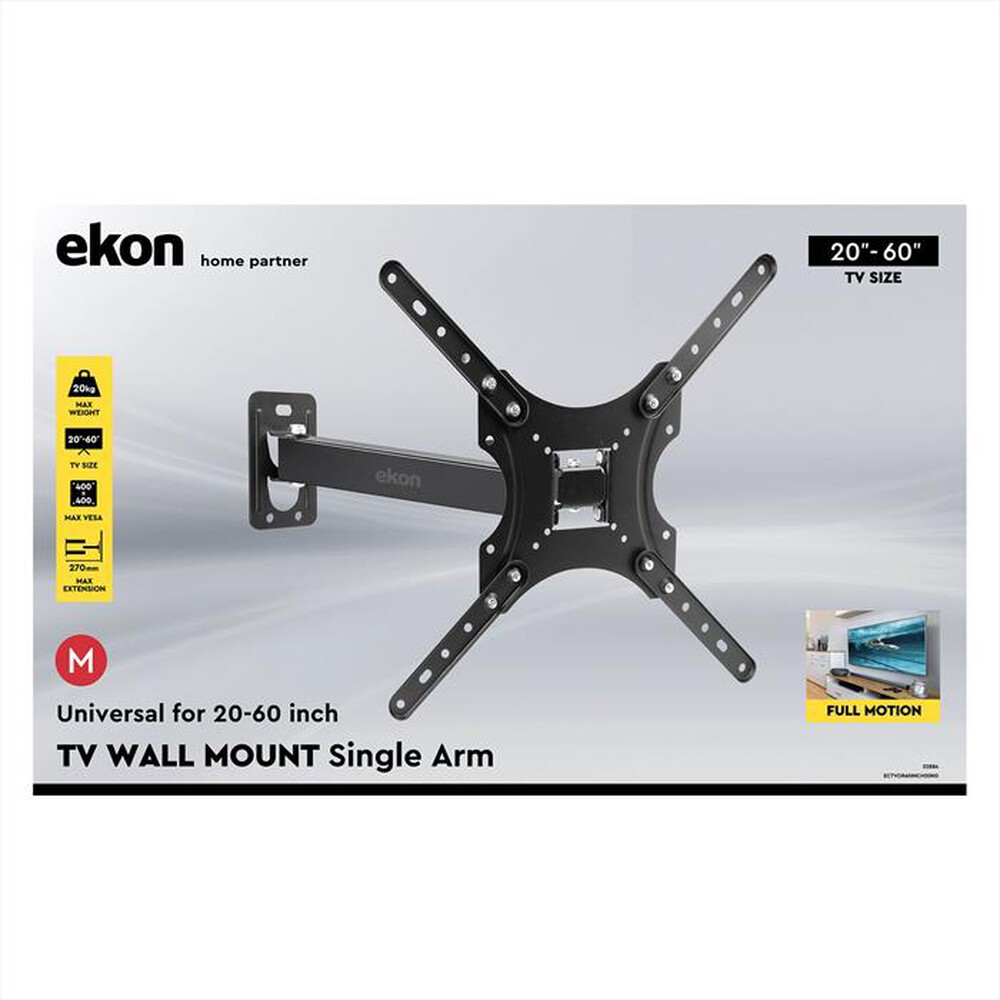 "SBS - Supporto TV ECTVOR60INCH20KG"