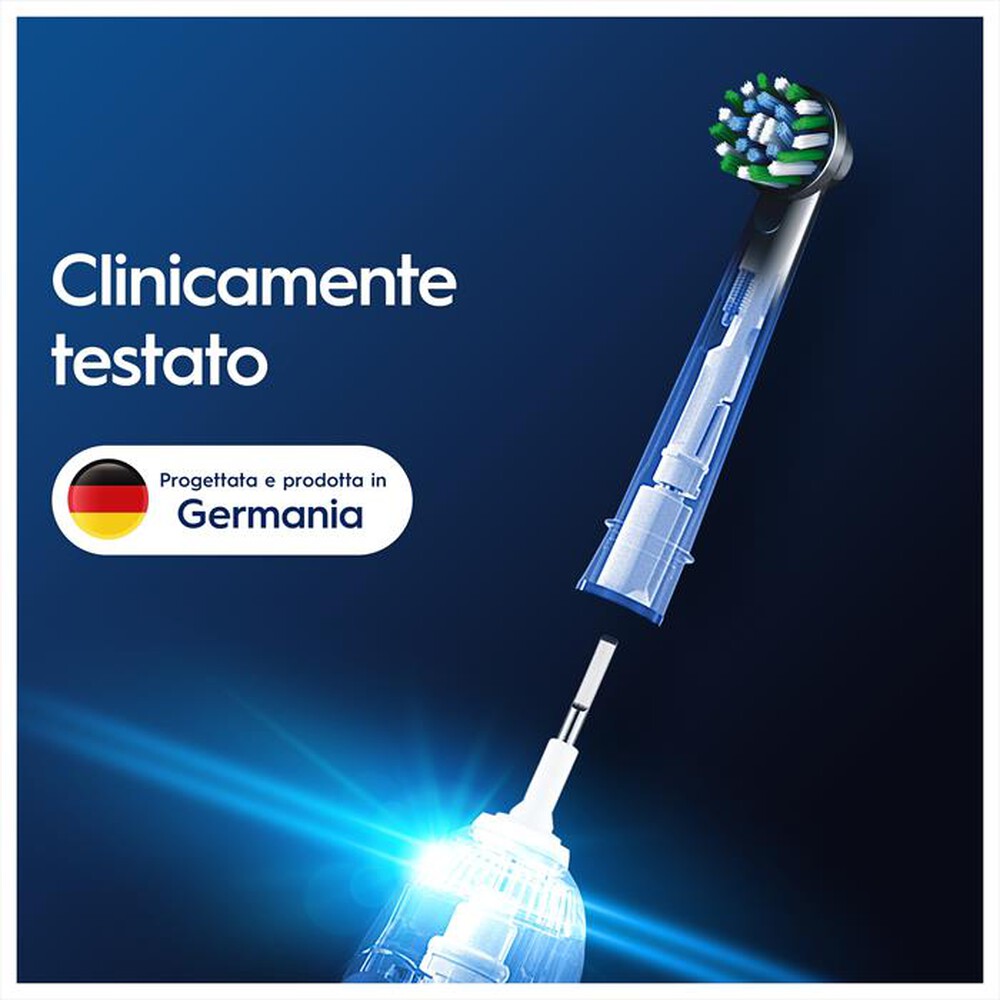 "ORAL-B - Testine Di Ricambio Pro Cross Action 5 Testine-Nero"
