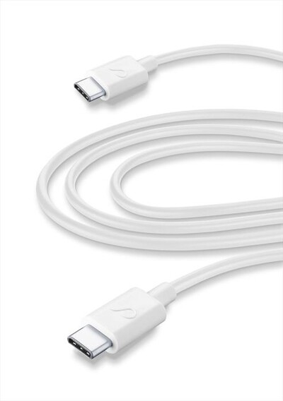 CELLULARLINE - USBDATACUSBC2C3MW Cavo Dati-USB-C TO USB-C-3 MT-Bianco