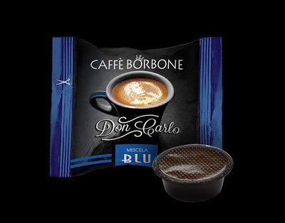 CAFFE BORBONE - Don Carlo Blu - Comp. LAVAZZA A MODO MIO 50 Caps