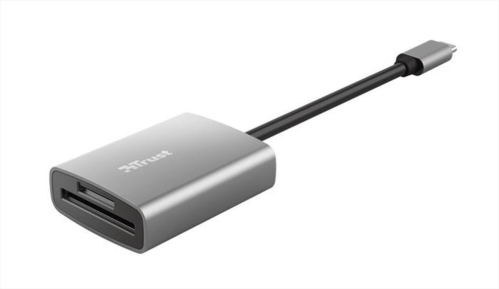 "TRUST - DALYX FAST USB-C CARDREADER-Grey"
