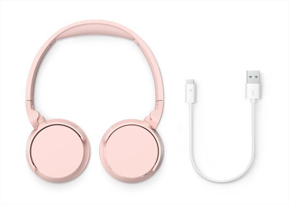 "PHILIPS - Cuffie a padiglione chiuso TAH4209PK/00-Pink"