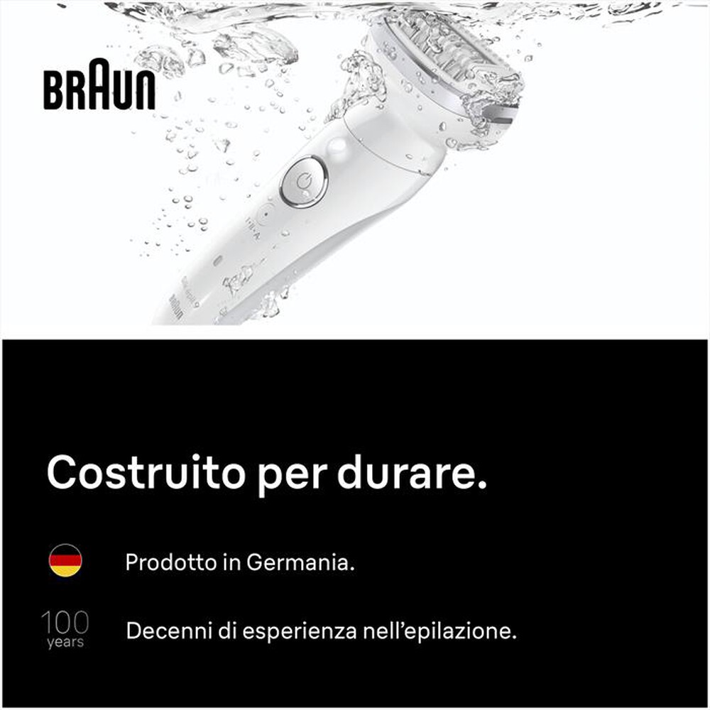 Immagine del prodotto BRAUN - Epilatore Wet & Dry LEGEPIL SES9-061 BOX MN-ARGENTO