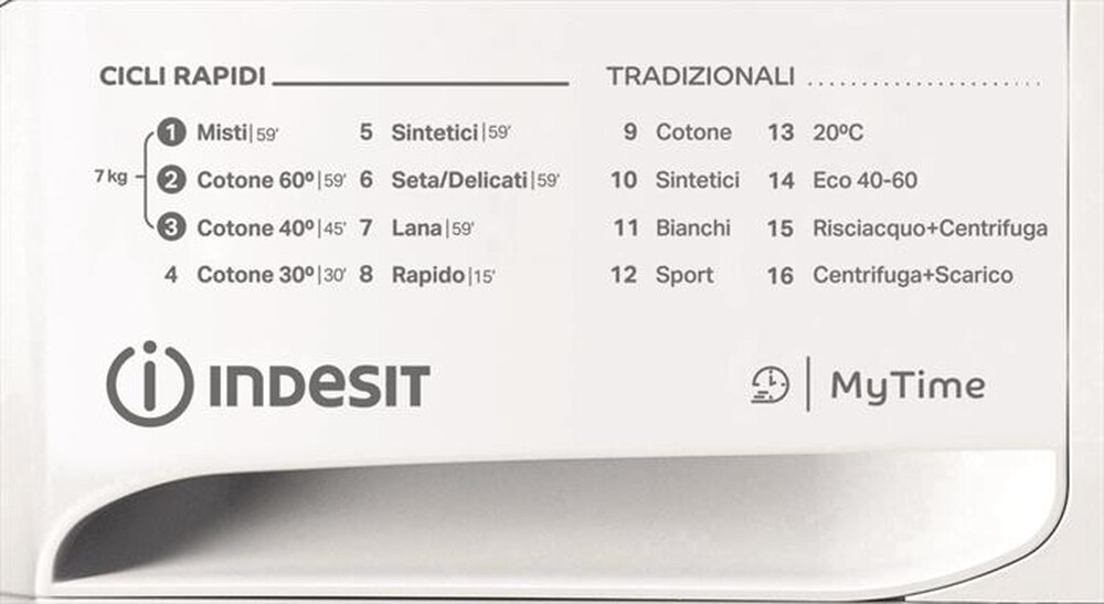 "INDESIT - Lavatrice MTWA 71252 W IT 7 Kg Classe E"