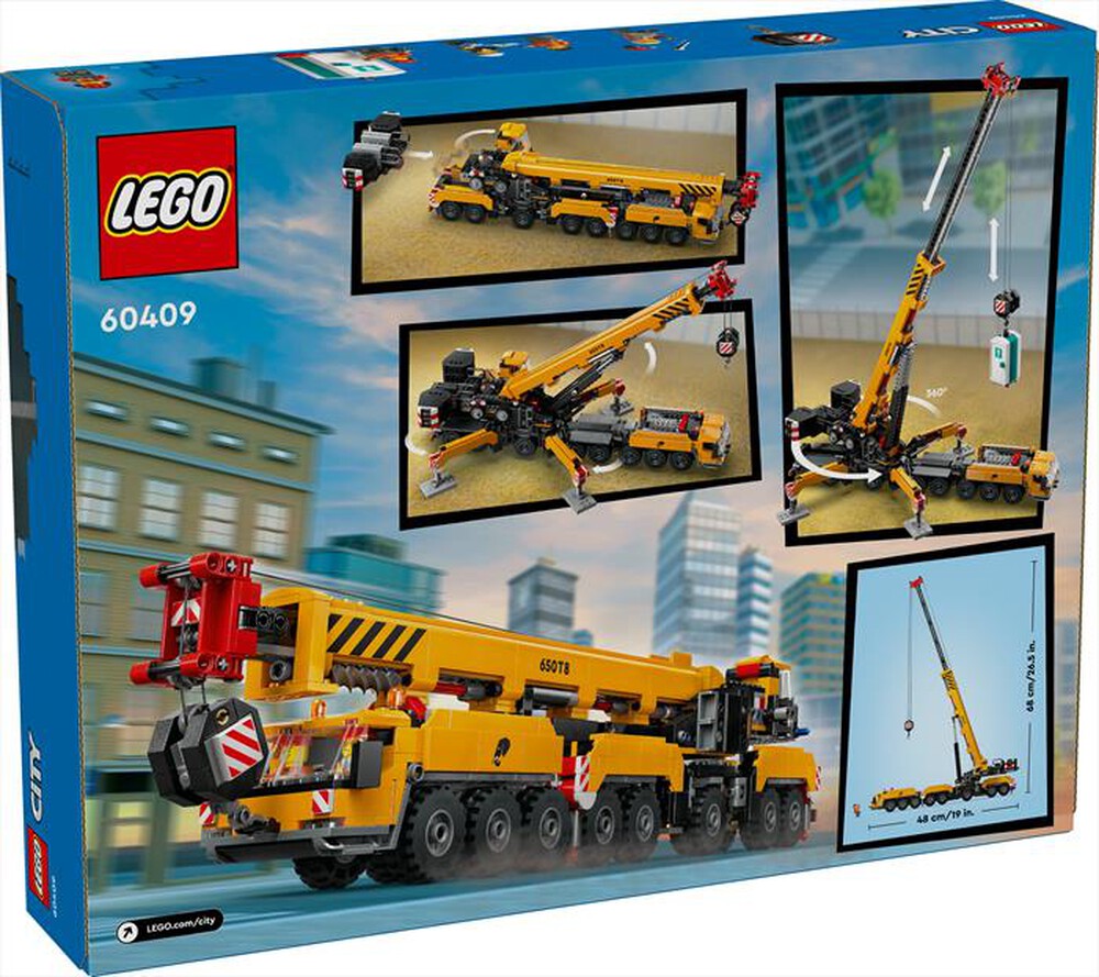 Immagine del prodotto LEGO - CITY BIG VEHICLES Gru da cantiere gialla 60409