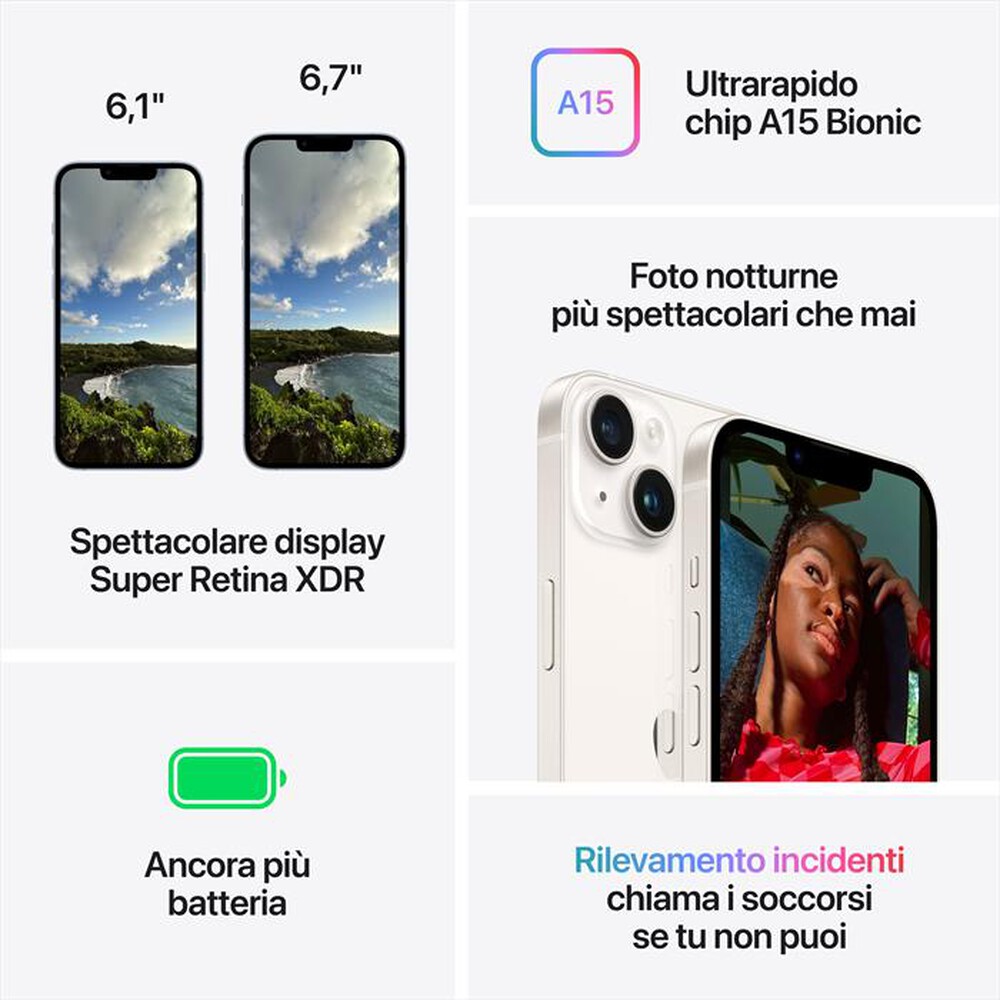 "APPLE - iPhone 14 256GB-Blu"