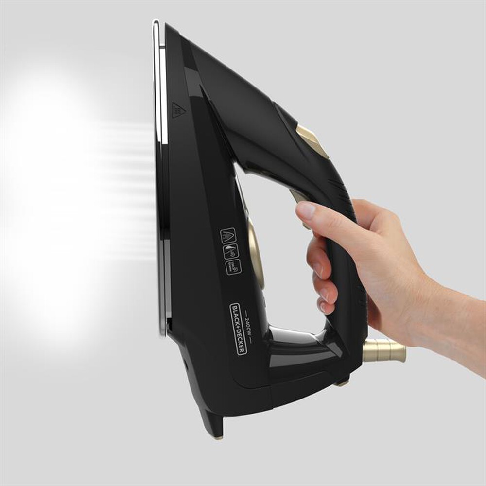 "BLACK & DECKER - Sistema stirante BXSS2400E-Nero / gold"