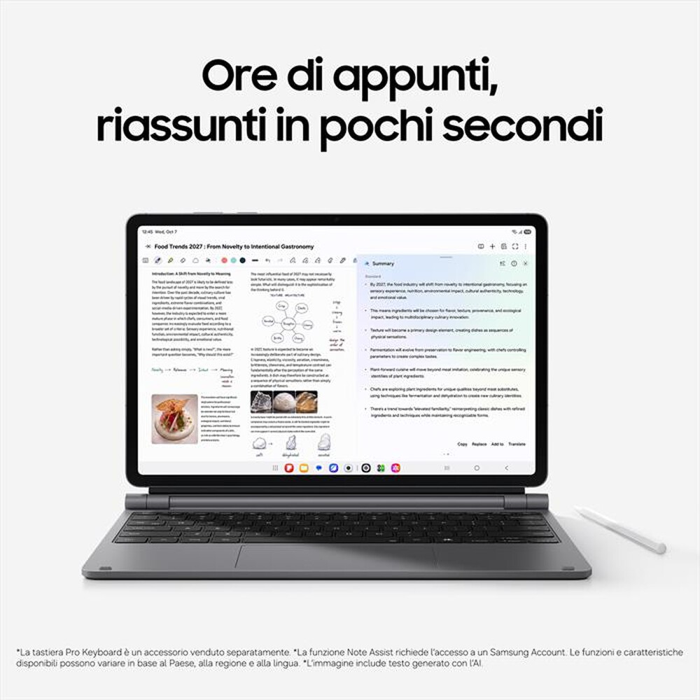 Immagine del prodotto SAMSUNG - GALAXY TAB S12+ 256GB WI-FI-Gray