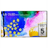 LG - SMART TV OLED UHD 4K 55" OLED55G26LA-Argento, 