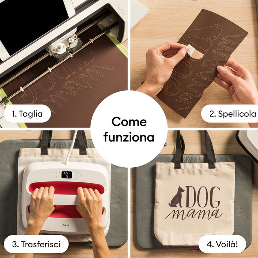 Immagine del prodotto CRICUT - Borsa shopper personalizzabile grande-Bianco