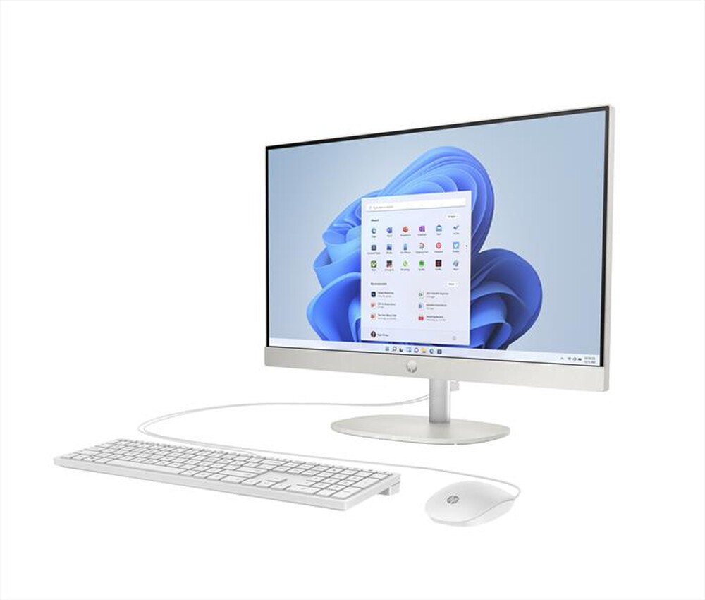 "HP - Desktop ALL-IN-ONE 24-CR0002NL-Shell White"