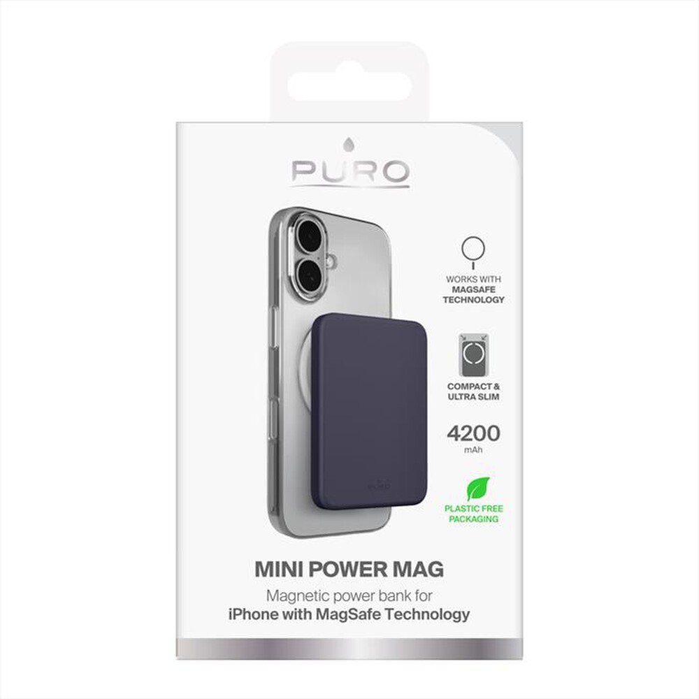 Immagine del prodotto PURO - Powerbank Compatibile con la tecnologia MagSafe-Crown Blue