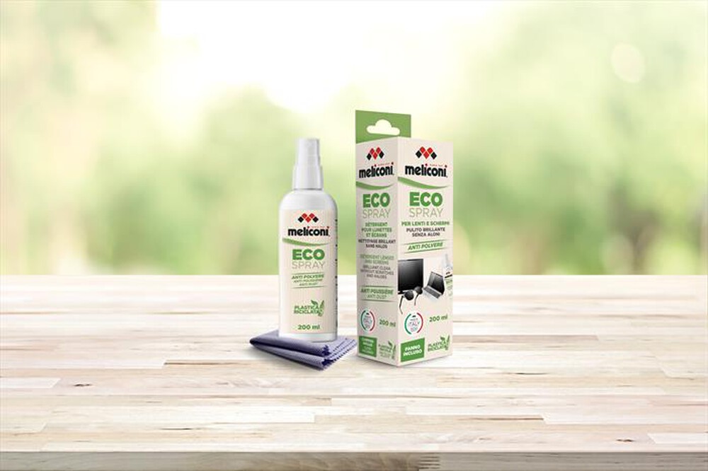 Immagine del prodotto MELICONI - ECO SPRAY LENTI E SCHERMI-Bottiglia 50% plastica ricicla