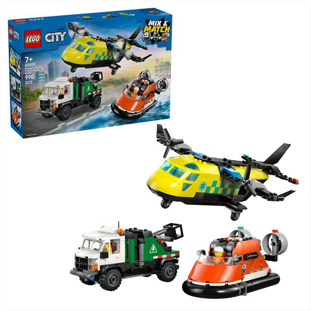 Immagine del prodotto LEGO - CITY Remix aereo, camion di servizio - 60505