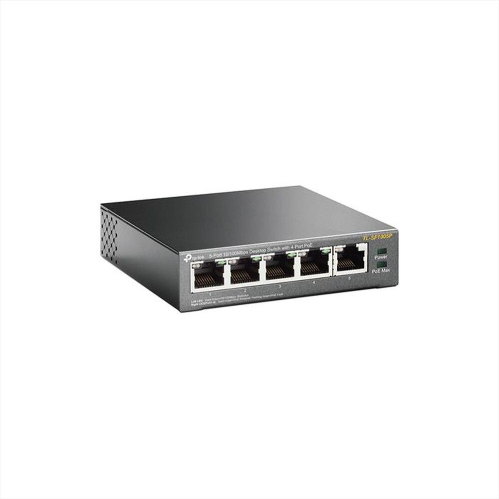 "TP-LINK - SWITCH DESKTOP 10/100MBIT 5 PORTE, 4 PORTE POE"
