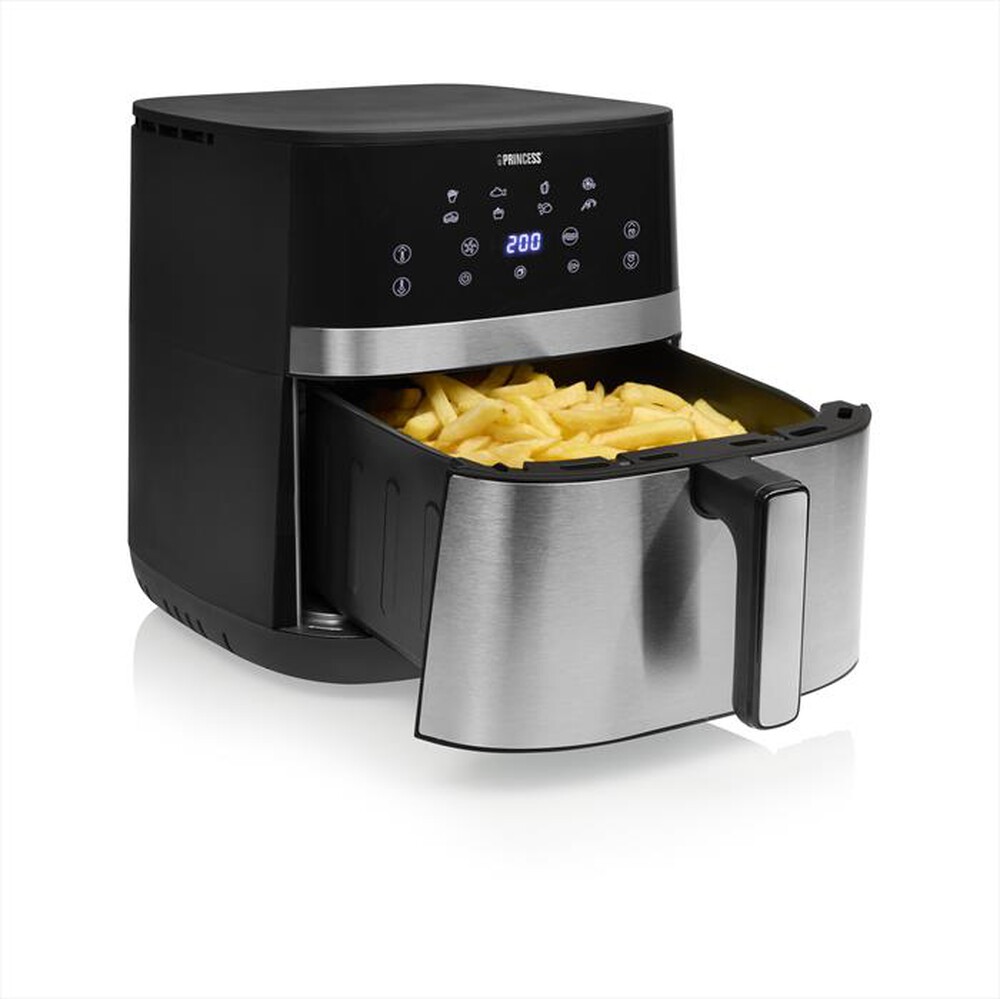 "PRINCESS - AEROFRYER 7L DUALHEAT-NERO / PLASTICA / ACCIAIO"