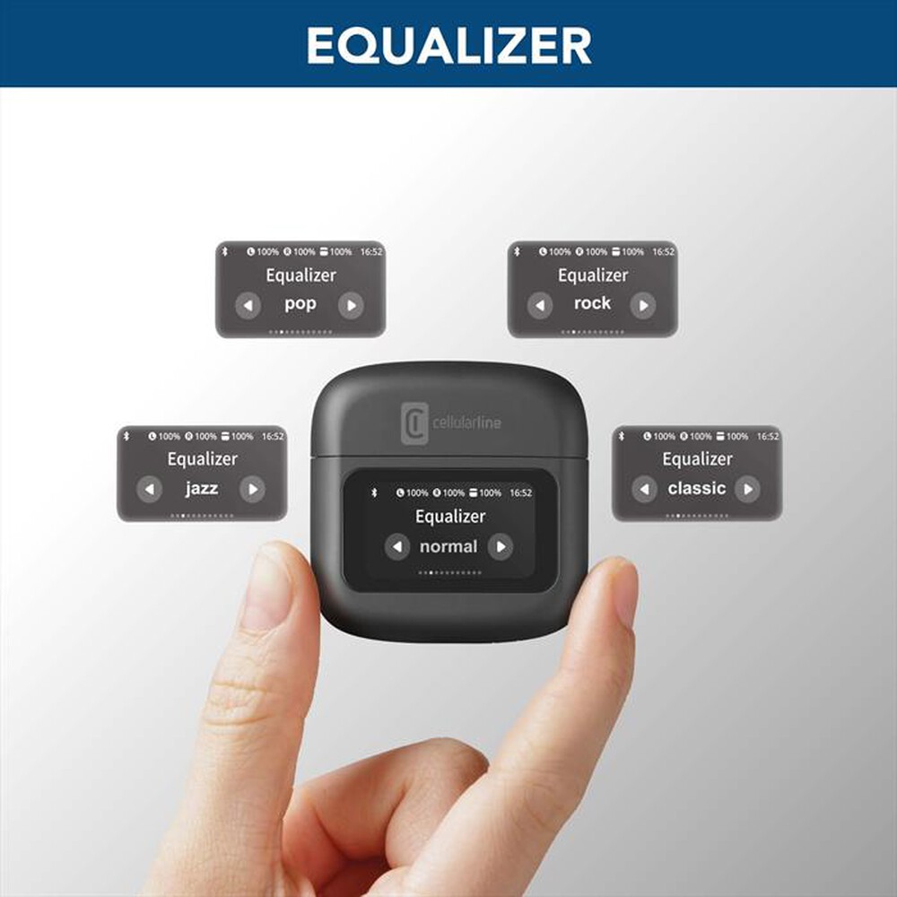 Immagine del prodotto CELLULARLINE - Auricolare bluetooth HUSH-Nero