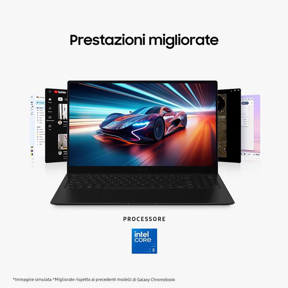 "SAMSUNG - CHROMEBOOK PLUS XE550XGA-KC1IT-Silver"