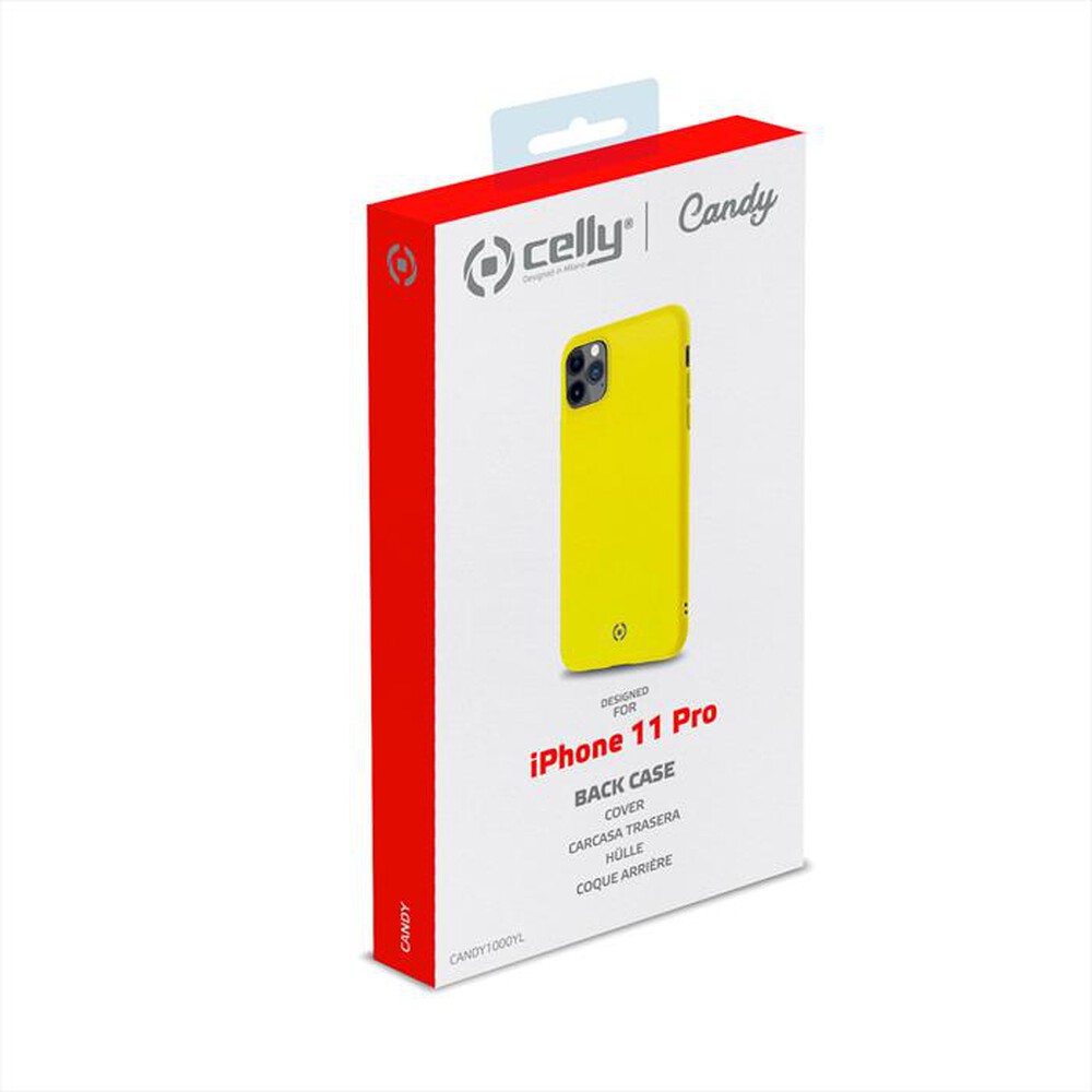 "CELLY - CANDY1000YL - COVER CANDY IPHONE 11 PRO-Giallo"