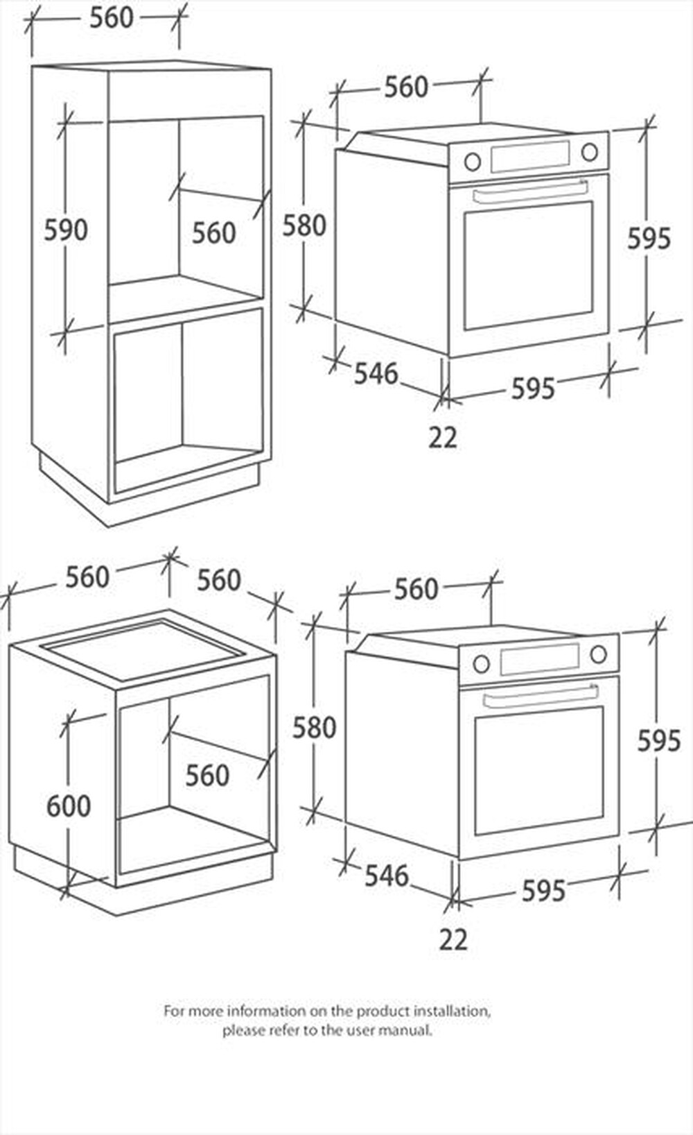 Immagine del prodotto CANDY - Forno incasso elettrico FCC604RA/E Classe A+-Rame