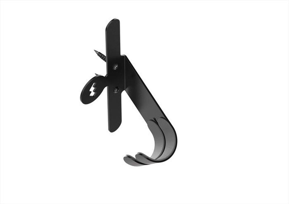 "MELICONI - OMINO GANCIO PARETE BICI-Acciaio di colore nero con pro"