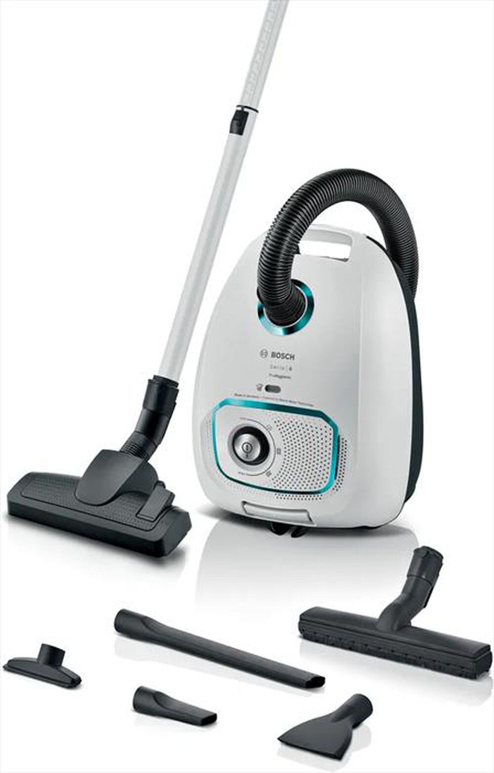 "BOSCH - SERIE 4 ASPIRAPOLVERE CON SACCO PROHYGIENIC-Black,White"