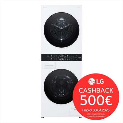 LG - Lavasciuga WASHTOWER WT1210WWF 12/10 Kg Classe A-Bianca