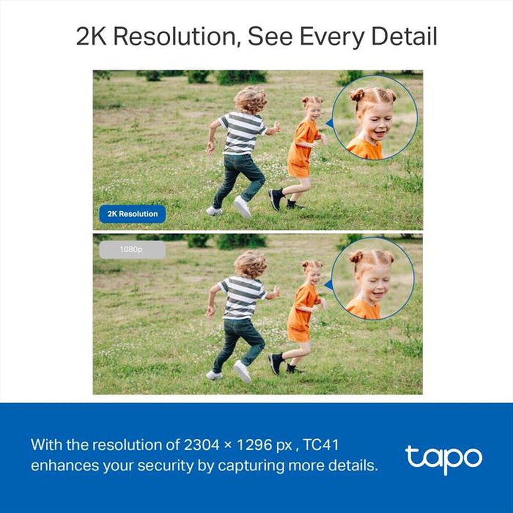 "TP-LINK - Telecamera TC41 OUTDOOR PAN/TILT SECURITY WI-FI 2K"